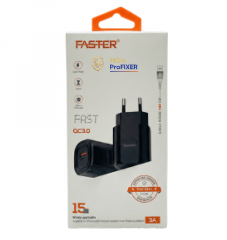 Faster FAC-2310: 18W QC 3.0 Wall Charger