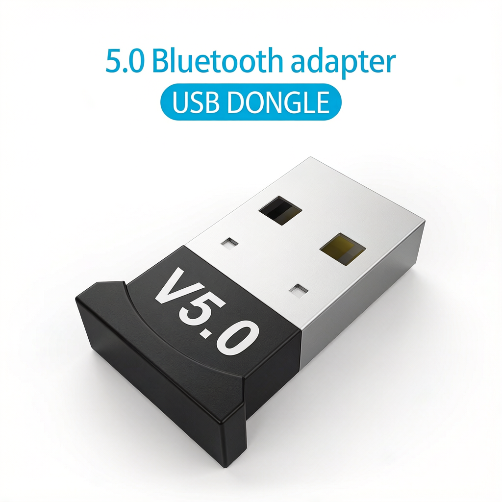 USB Bluetooth 5.0 Adapter for PC &amp;amp;amp; Laptop | Wireless Bluetooth Dongle 5.0 Receiver &amp;amp;amp; Transmitter