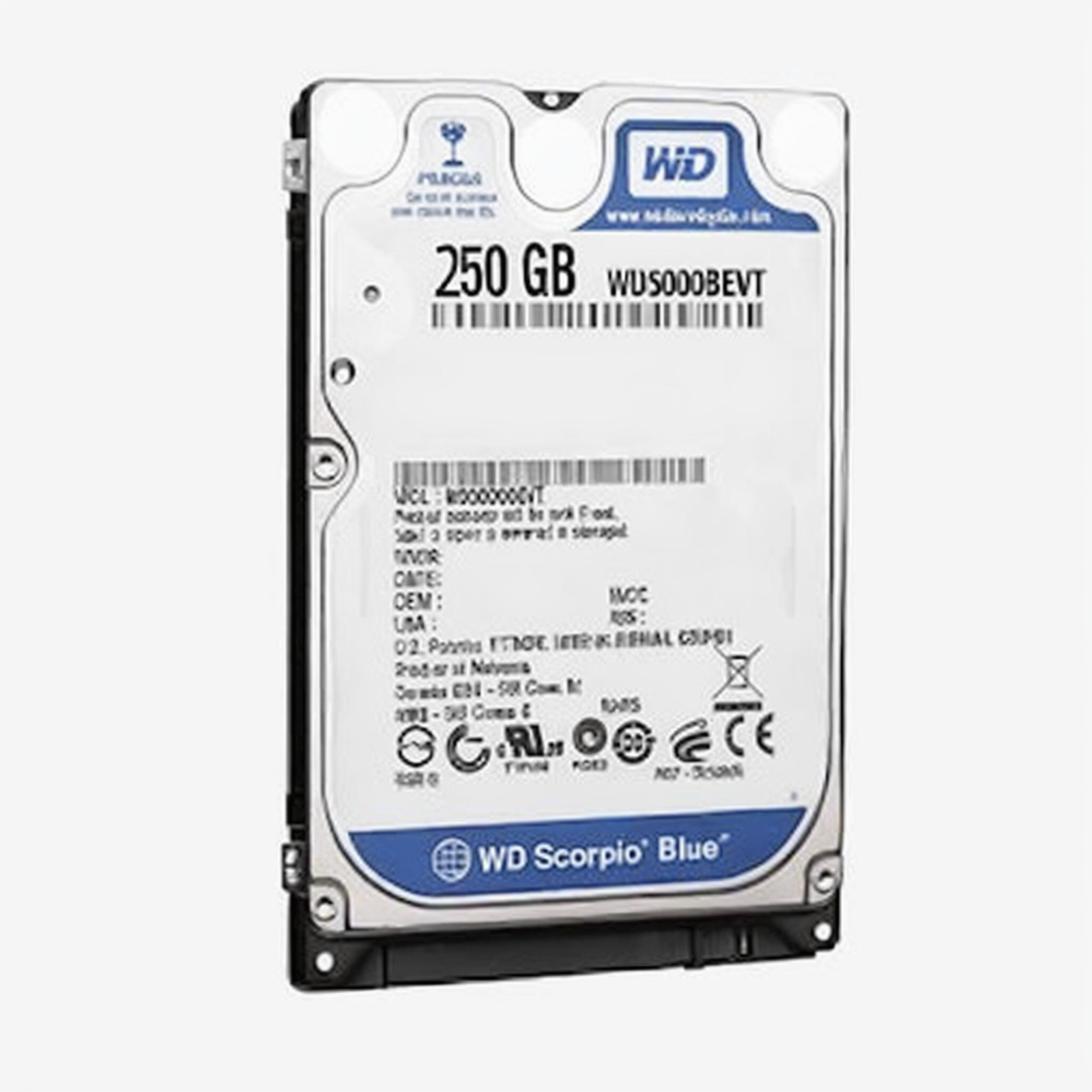 SEAGATE, WD-Western Digital, TOSHIBA, HITACHI, FUJITSU LAPTOP HARD DISK DRIVE HDD 250GB - REFURB- PU