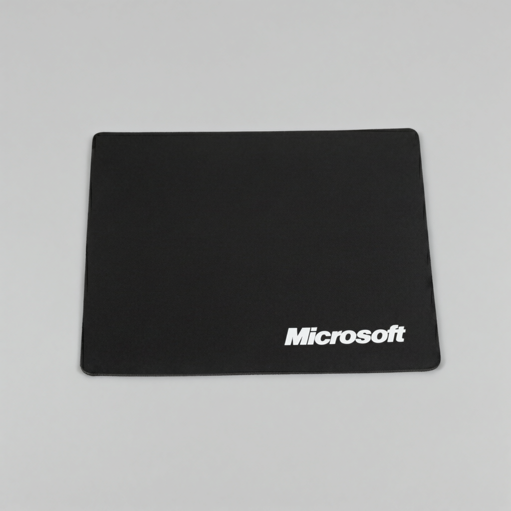 Microsoft Professional Desktop Mouse Pad Black with Stable Base and Consistent Texture