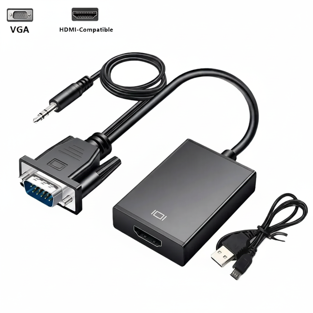HDMI TO VGA adapter HDMI splitter to VGA converter Digital Analog HD 1080p For PC Laptop Tablet HDMI