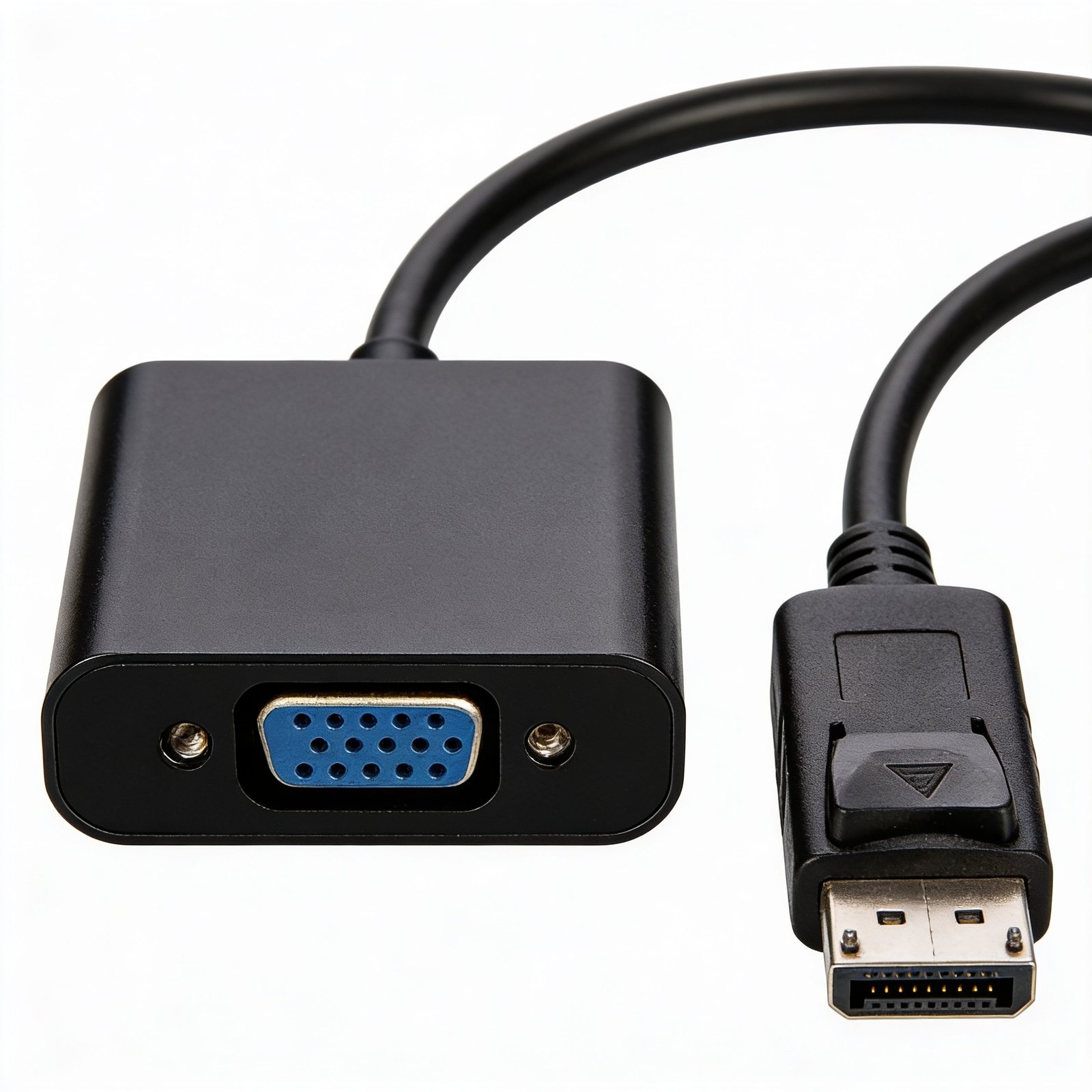 DISPLAY Port to VGA Converter - D-port To VGA Convertor DP Display Port Male To VGA Female Cable Con