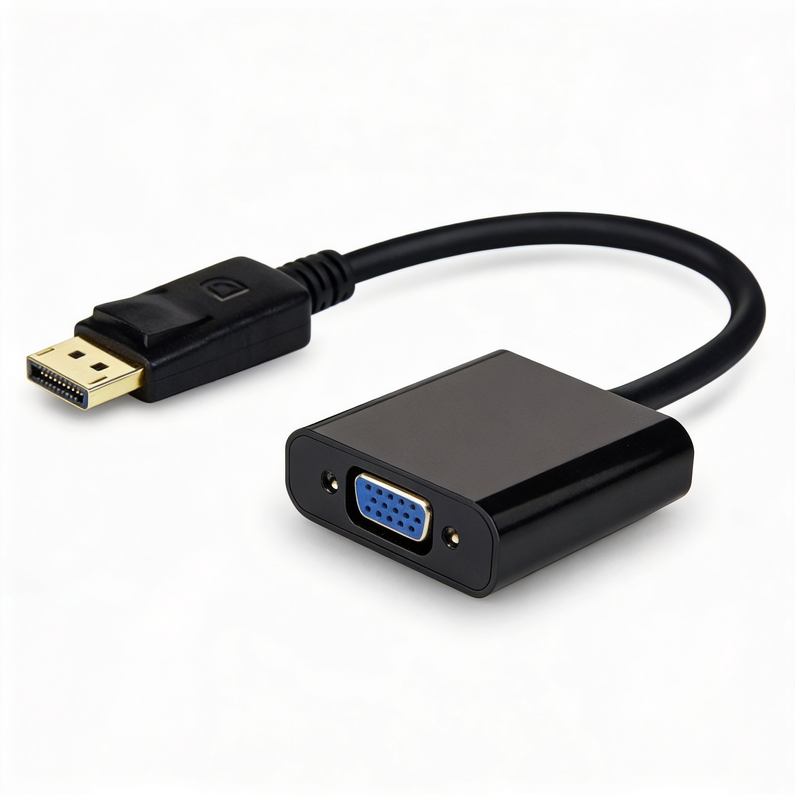 DISPLAY Port to VGA Converter - D-port To VGA Convertor DP Display Port Male To VGA Female Cable Con