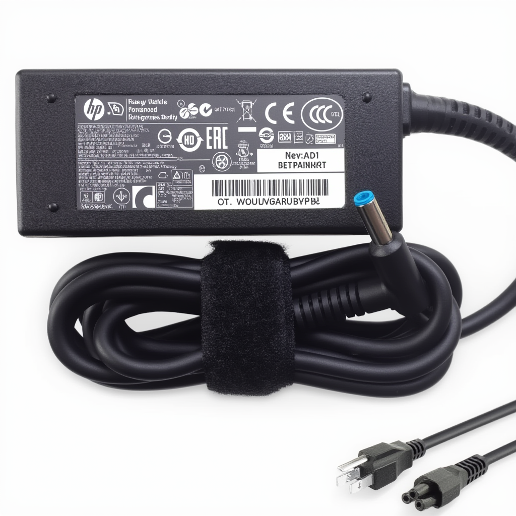 HP blue pin laptop charger 18.5 90w AC adapter With Power Cable