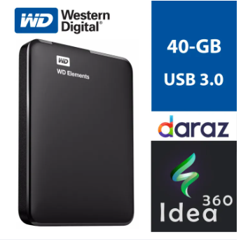 WD 500GB External HARD DRIVE Western Digital Element 500 GB Portable HARD DISK DRIVE FOR SMART TV La