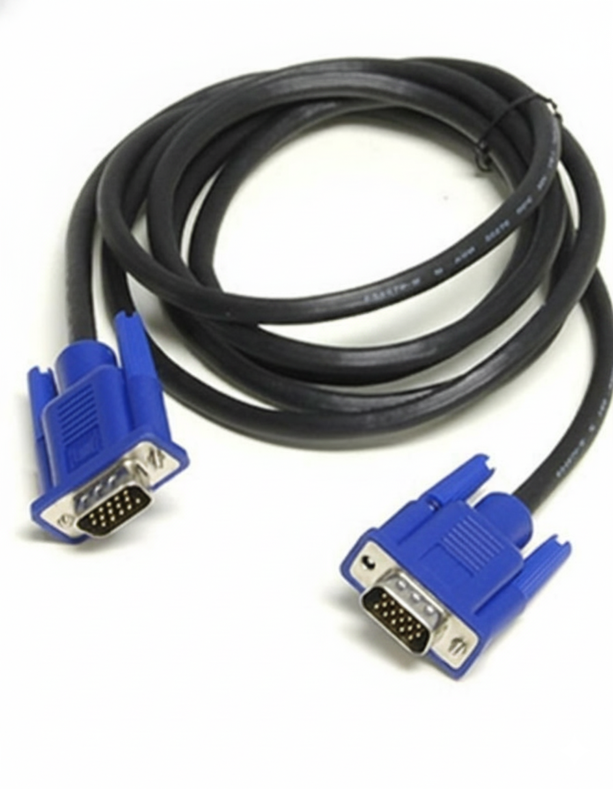 VGA Cable 1.5m Length crystal cable for pc / projector ETC Male to Male VGA cable