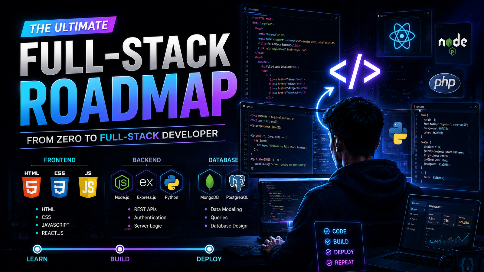 Full-Stack Web Development Roadmap: From Beginner to Pro (2026 Guide)